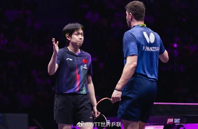 mksport-王楚钦3-0战胜弗朗西斯卡,晋级重庆冠军赛男单八强